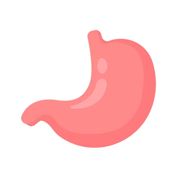 Ikona Żołądka Żołądek Zawiera Sok Żołądkowy Ułatwiający Trawienie Wznoszenie Się — Wektor stockowy
