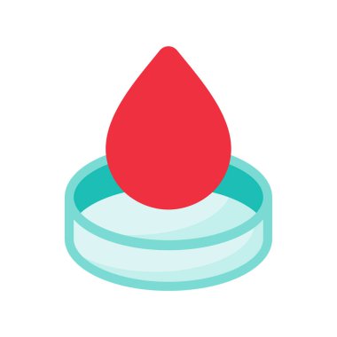 Kırmızı kan taşıyıcı damlaları. Kan bağışı kan testinde fikirlere yardımcı olur..