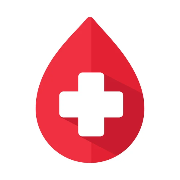 Vector Gotas Sangre Roja Donación Sangre Ayudar Las Ideas Con — Archivo Imágenes Vectoriales