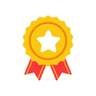 Bir spor müsabakasının galibi için altın madalya ikonu