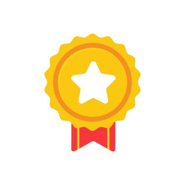 Bir spor müsabakasının galibi için altın madalya ikonu