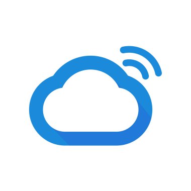 WIFI simgesi. Yönlendirici yayınından internet bağlantısı için kablosuz sembol vektörü.