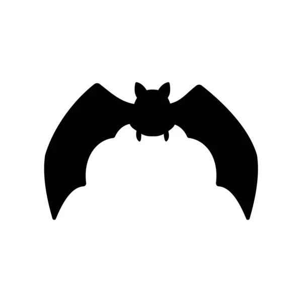 Bat Vampire Vector Scary Ghost Bat Silhouette Flying Out Suck — Stock Vector