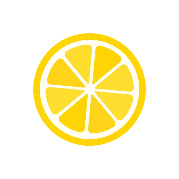 Sour Yellow Lemons High Vitamin Lemons Cut Slices Summer Lemonade — Stock Vector