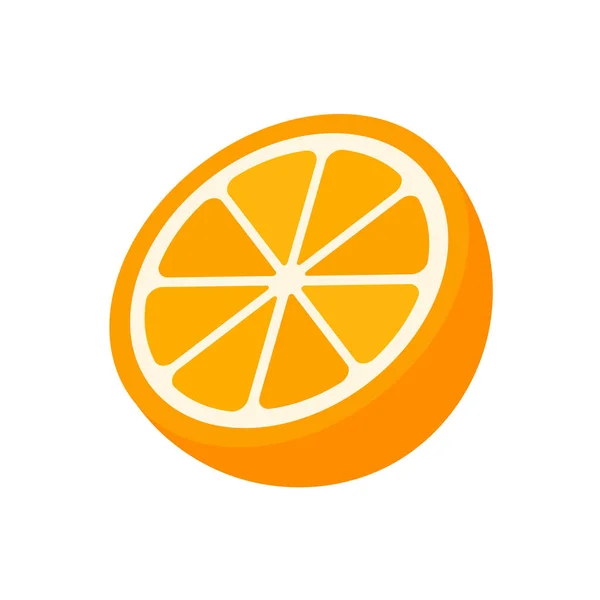 Sladké Pomeranče Vysoké Vitamínové Pomeranče Jsou Krájeny Osvěžující Pomerančový Džus — Stockový vektor