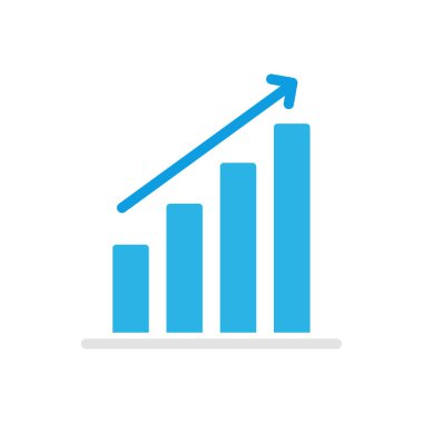 Çizgi grafiği iş performansını karşılaştırıyor. Şirketin gelir raporu kavramı