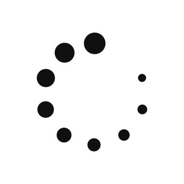 Web sitesi Tampon Yükleyicisi A web sitesinden bilgi indirmek için döndürme çemberi indir.