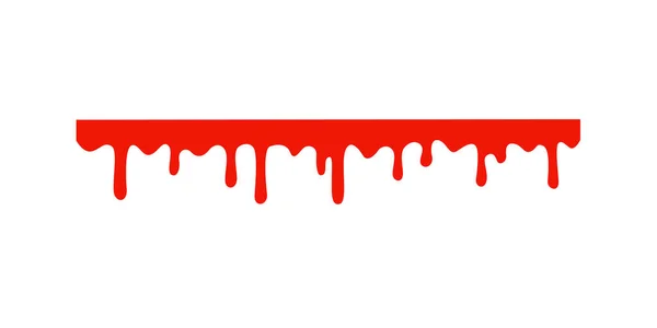 Verschüttetes Blut Eine Rote Klebrige Flüssigkeit Die Wie Blut Tropfte — Stockvektor