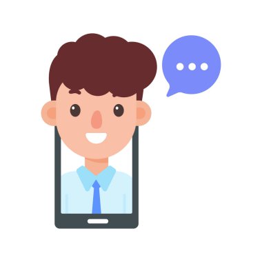 Bilgisayar ekranı çevrimiçi toplantı konseptinde vektör işadamı