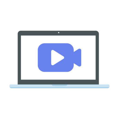 Bilgisayar ekranı çevrimiçi toplantı konseptinde vektör işadamı