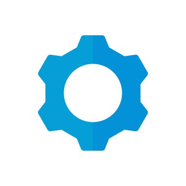 Gear wheel icon. Machine gear for setting Ideas to drive business forward through innovation.