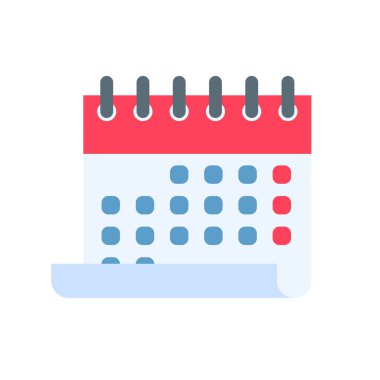 Calendar icon. A red calendar for reminders of appointments and important festivals in the year.