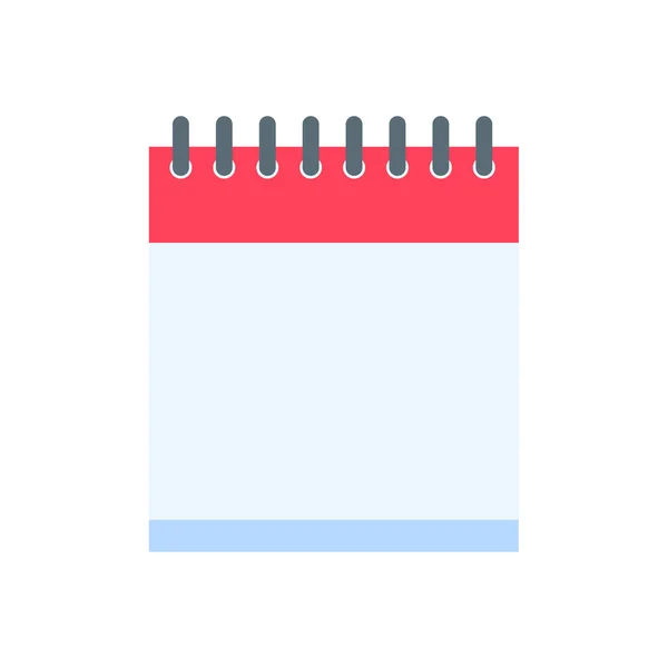 カレンダーアイコン その年の予定と重要な祭りのリマインダのための赤いカレンダー — ストックベクタ