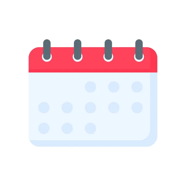 Calendar Icon Red Calendar Reminders Appointments Important Festivals Year — Image vectorielle