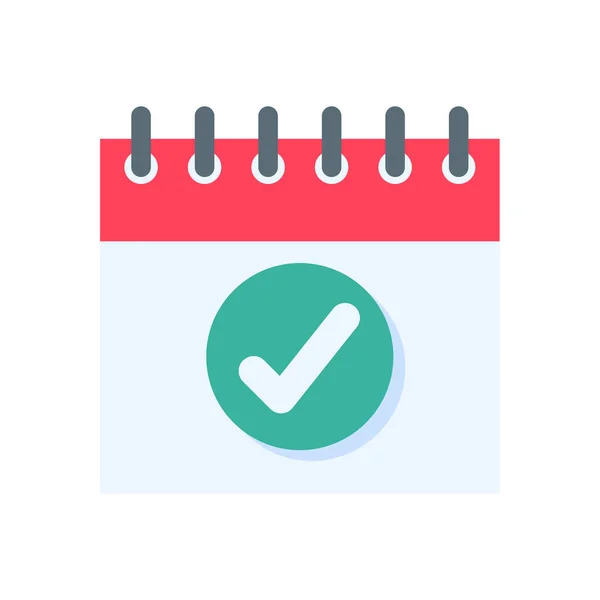 Calendar Icon Red Calendar Reminders Appointments Important Festivals Year — Image vectorielle