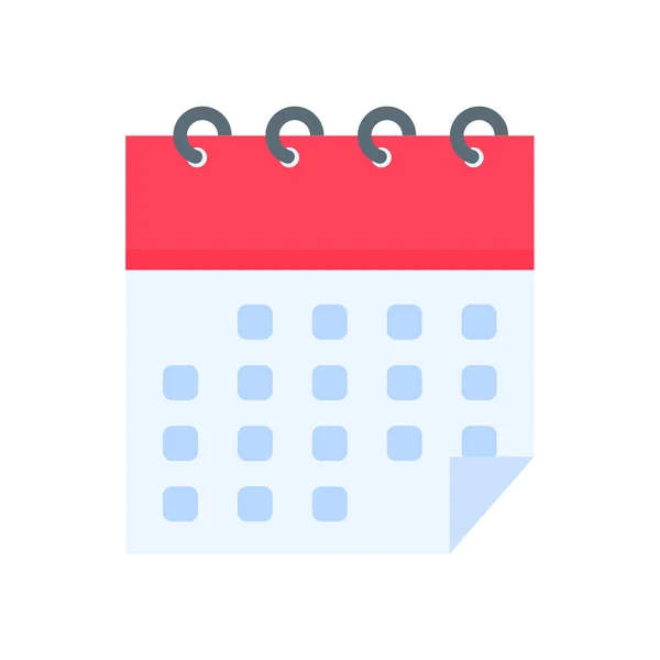 Calendar Icon Red Calendar Reminders Appointments Important Festivals Year — Vector de stock