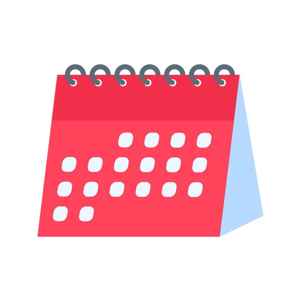 Calendar Icon Red Calendar Reminders Appointments Important Festivals Year — Vector de stock