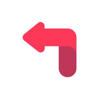 Business arrow. Red arrow pointing down. business financial loss graph concept