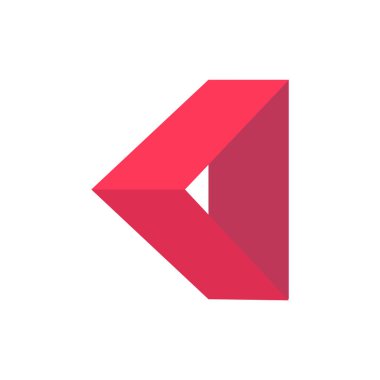 Business arrow. Red arrow pointing down. business financial loss graph concept