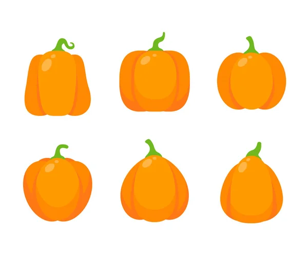 Vector Calabaza Amarillo Para Tallar Caras Fantasmas Aterradoras Para Halloween — Archivo Imágenes Vectoriales