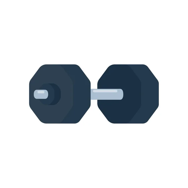 Fitness Dumbbells Made Steel Weights Lifting Exercises Build Muscle — Vetor de Stock