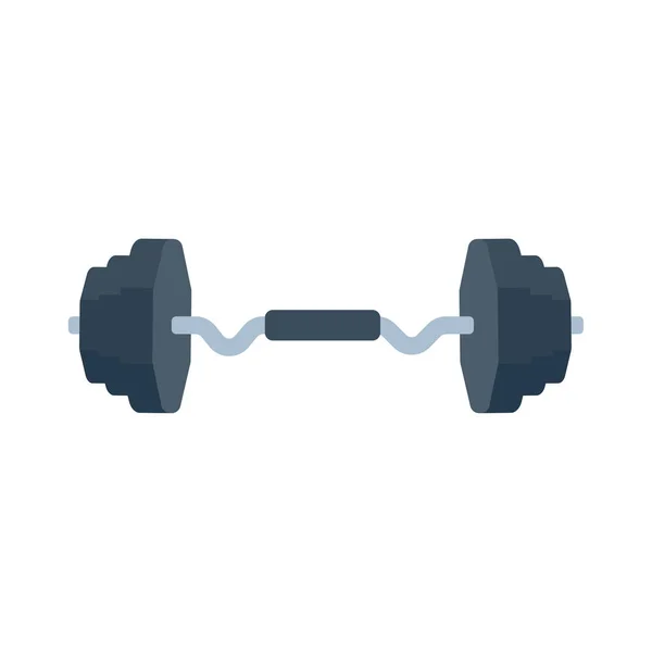 Fitness Dumbbells Made Steel Weights Lifting Exercises Build Muscle — Vetor de Stock