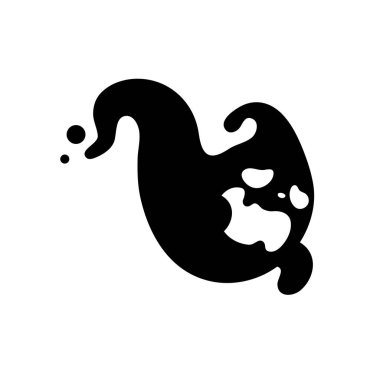 Cadılar Bayramı 'nda insanlara dadanan beyaz kötü bir hayalet çizgi filmi..