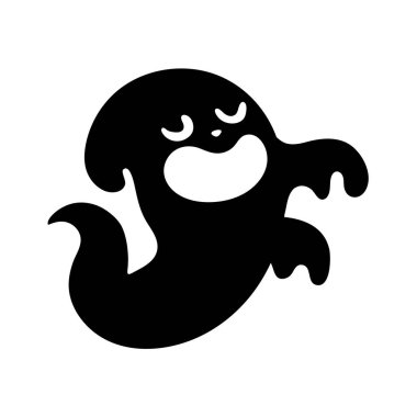 Cadılar Bayramı 'nda insanlara dadanan beyaz kötü bir hayalet çizgi filmi..