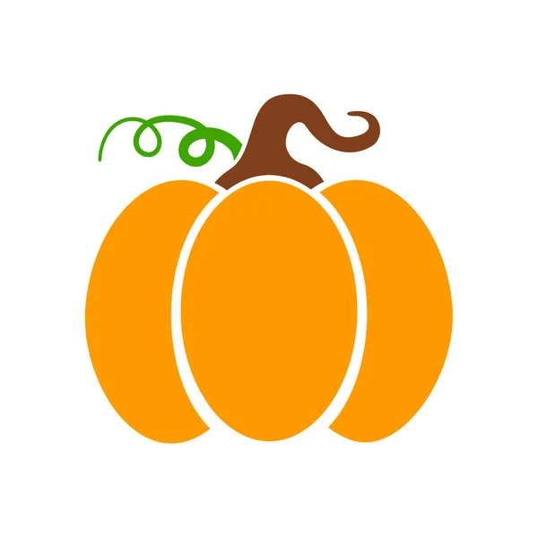 Vector Calabaza Amarillo Para Tallar Caras Fantasmas Aterradoras Para Halloween — Vector de stock