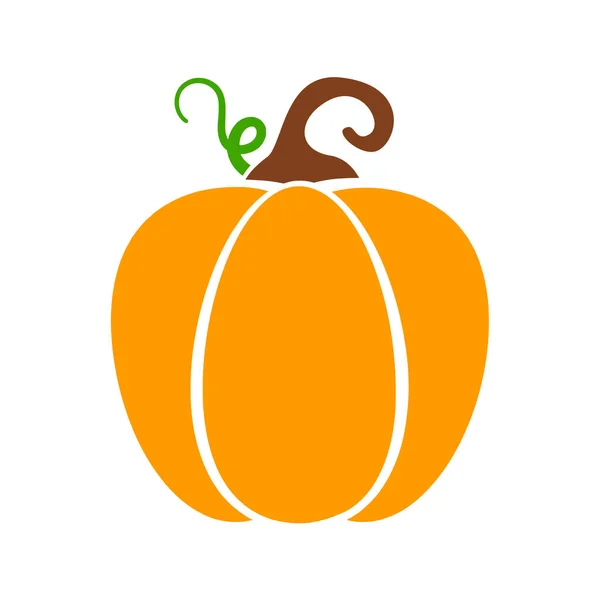 Yellow Pumpkin Vector Carving Scary Ghost Faces Halloween — Image vectorielle