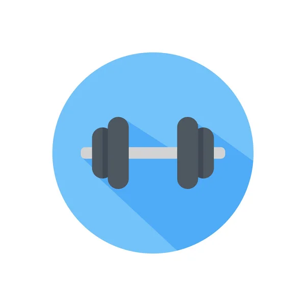 Fitness Dumbbells Made Steel Weights Lifting Exercises Build Muscle — Image vectorielle