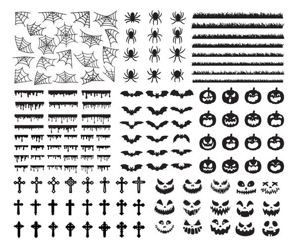 Fantasma Malvado Blanco Dibujos Animados Que Divierte Persiguiendo Gente Halloween — Vector de stock