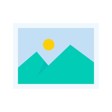 Görüntü vektörü. Basit bir dağ manzarası fotoğrafı. Albüme fotoğraf ekleniyor.