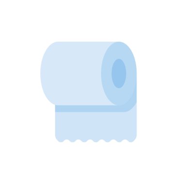 Kağıt mendil vektörü. Temizlik için tuvalet kağıdı.