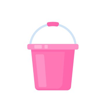 Su tankı vektörünü temizliyorum. Yerleri silmek için plastik kova.