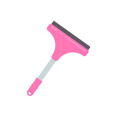 Temizlik için vektör sileceği. Temiz bardaktaki tozları temizlemek