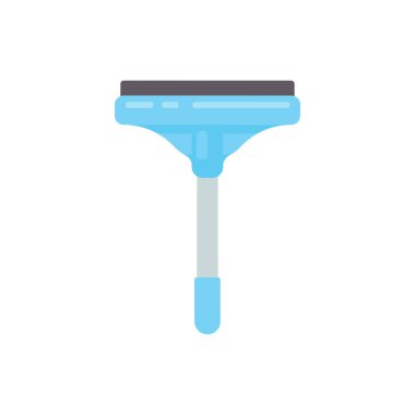 Temizlik için vektör sileceği. Temiz bardaktaki tozları temizlemek