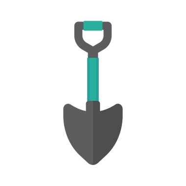 Bahçe malzemeleri. Bahçeye ağaç dikmek için toprağı kazmak için kürek kazın.