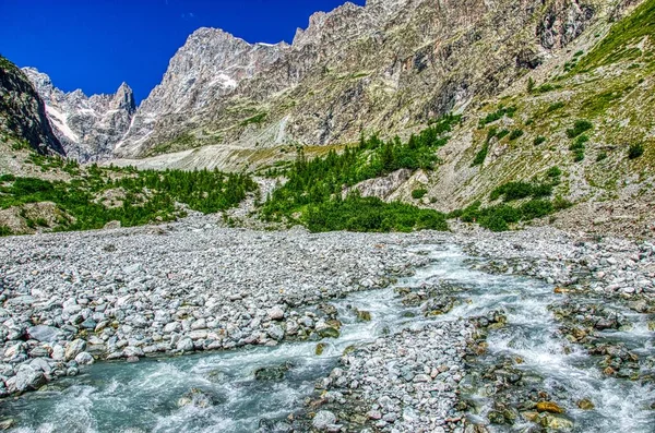 Води Річки Сен Околицях Пре Мадам Карле Розташовані Комуні Валлуїз — стокове фото