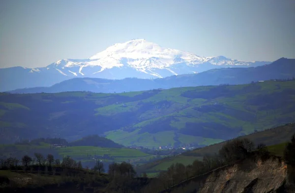 Monte Cimone Nejvyšší Bod Severu Apenin Regionu Emilia Romagna 2165 — Stock fotografie