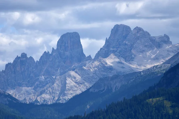 Das Montanhas Tesido Primeiro Plano Forcella Del Cristallo Grupo Dolomita — Fotografia de Stock