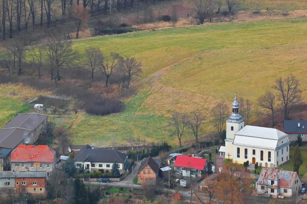 Widok z lotu ptaka natura — Zdjęcie stockowe