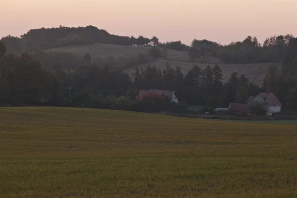 Prachtige zonsopgang Polen scène — Stockfoto