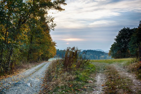 Bella scena dell'alba in Polonia — Foto Stock