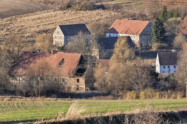 Красивая деревня в Польше — стоковое фото