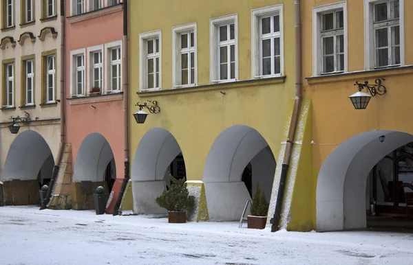 Jelenia gora im Winter, Polen — Stockfoto