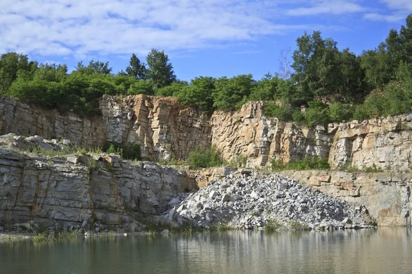 Gamla stenbrottet landskap — Stockfoto