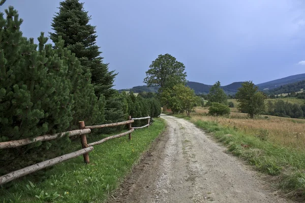 Paysage dans les montagnes polonaises Sowie - montagnes Hibou — Photo