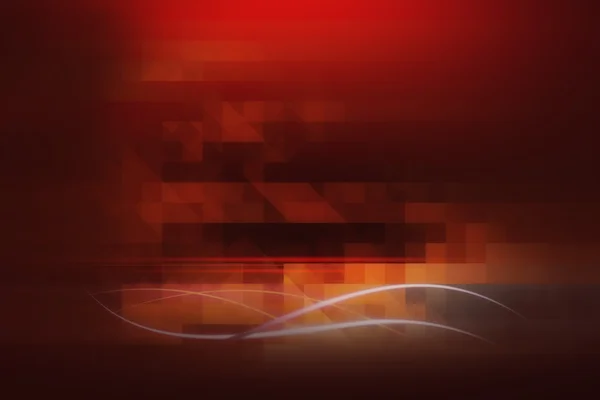 Moderna röd bakgrund med abstrakt mjuka linjer — Stockfoto