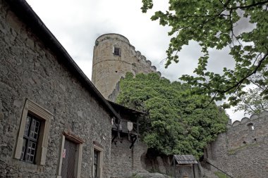 Ortaçağ Kalesi chojnik Polonya